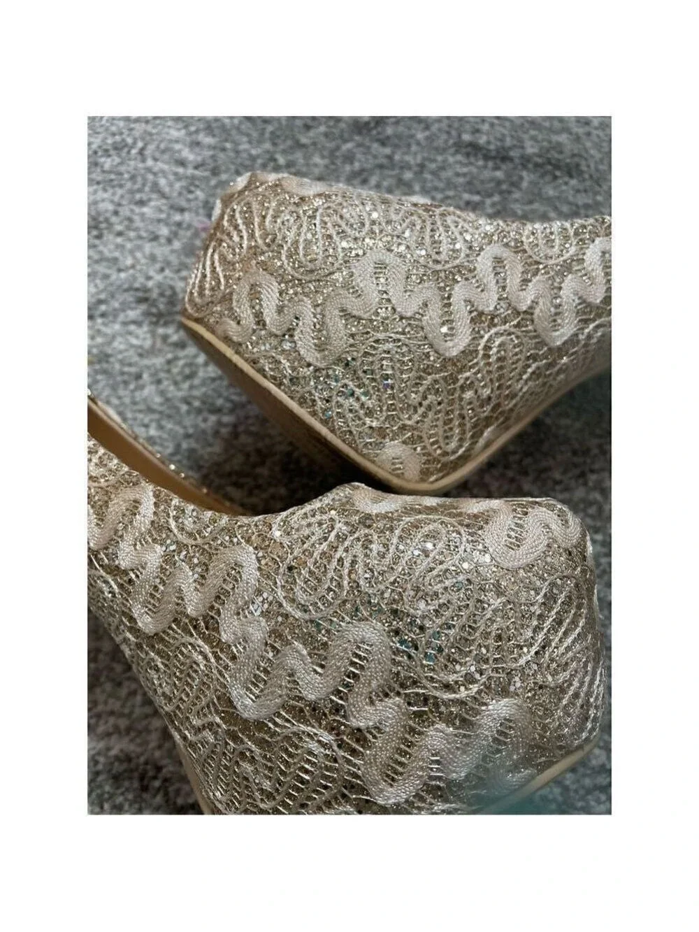 Women's Lace Heels Size 7.5